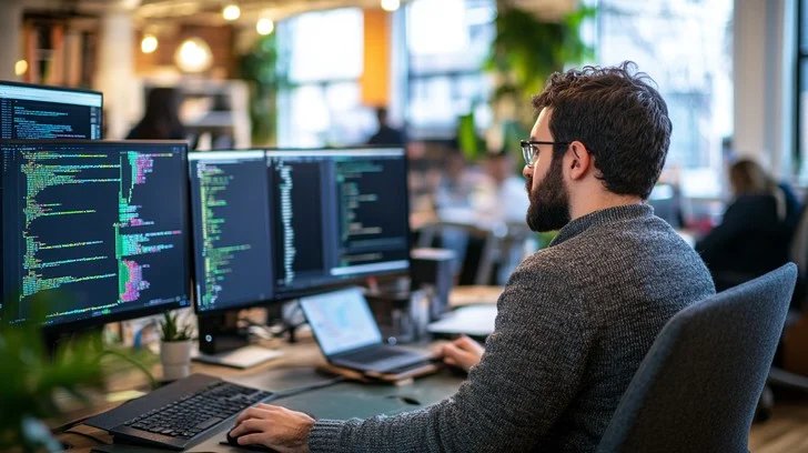 Developer at work